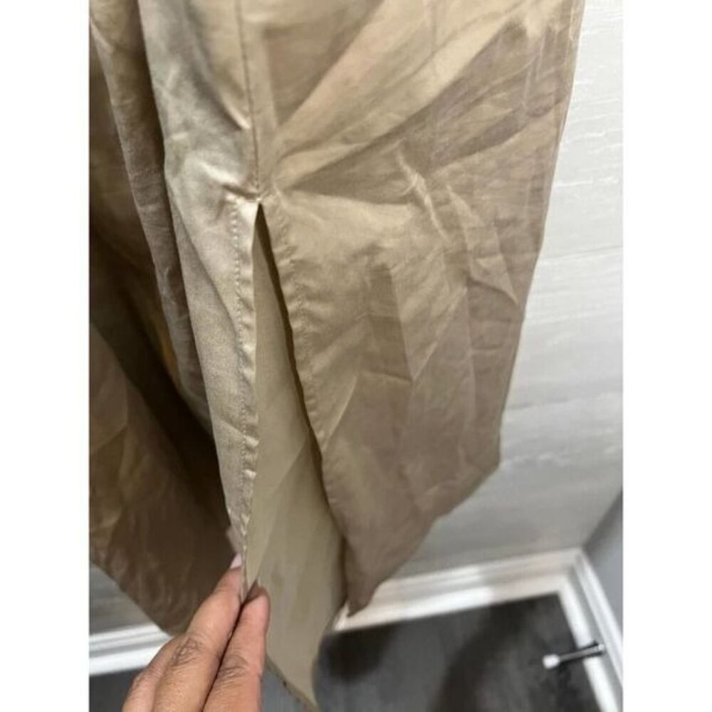 Levate Drawstring Ruched‎ Linen Dress Small - Picture 5 of 5